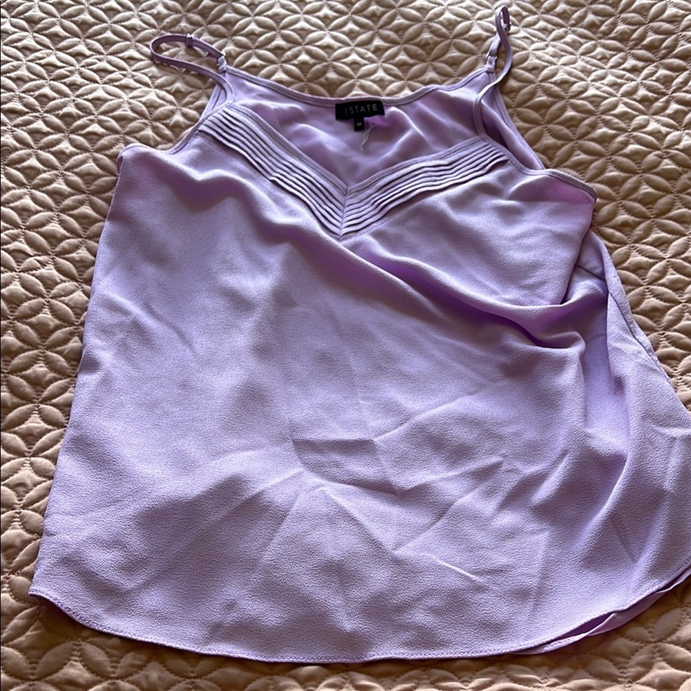 STATE Purple Sleeveless Camisole Top